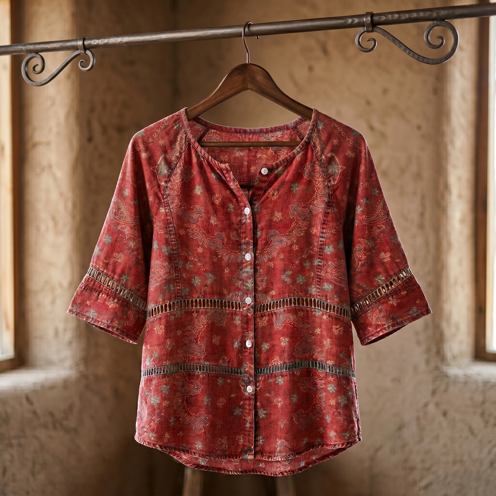 Daniela - Blusa Vintage Ligera
