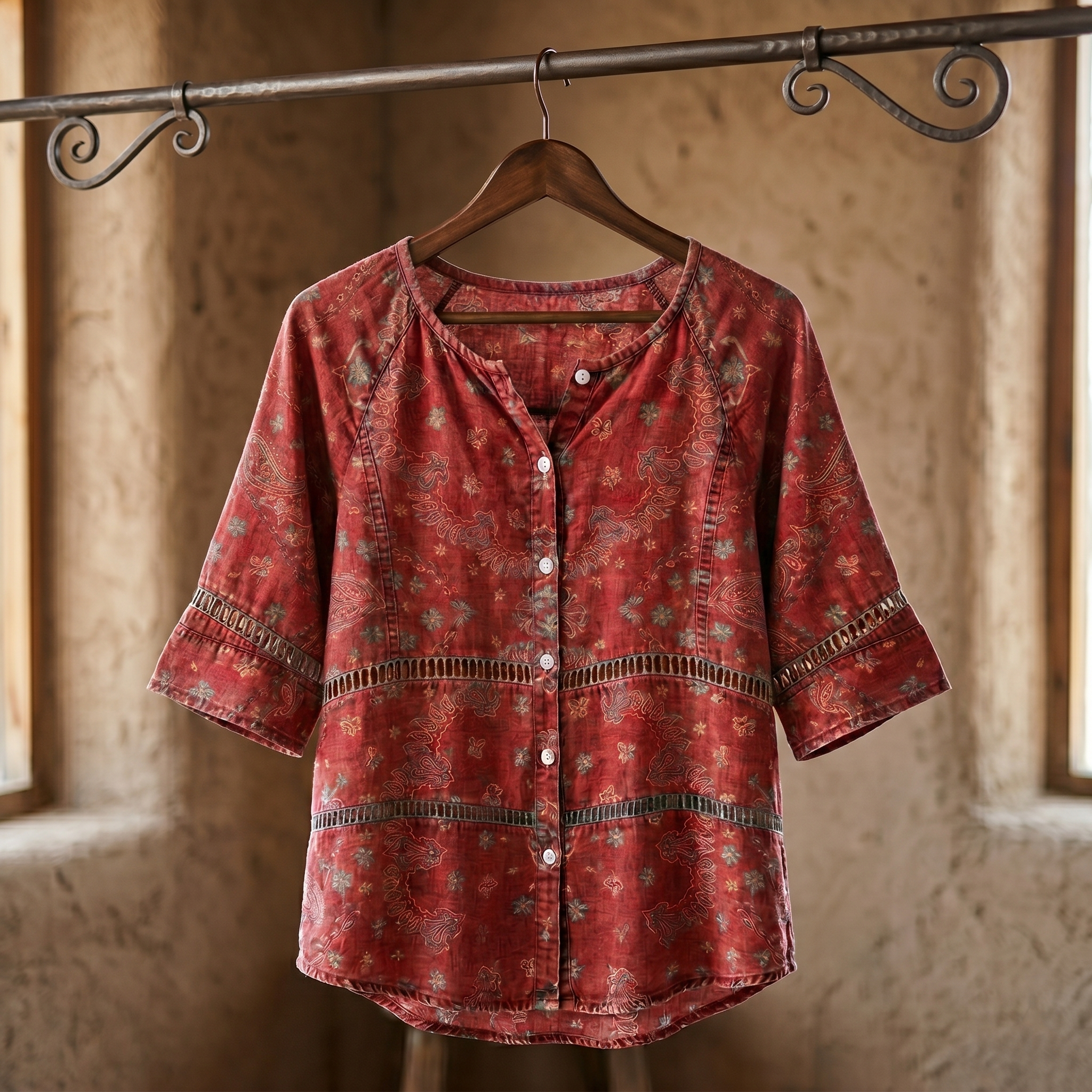 Daniela - Blusa Vintage Ligera