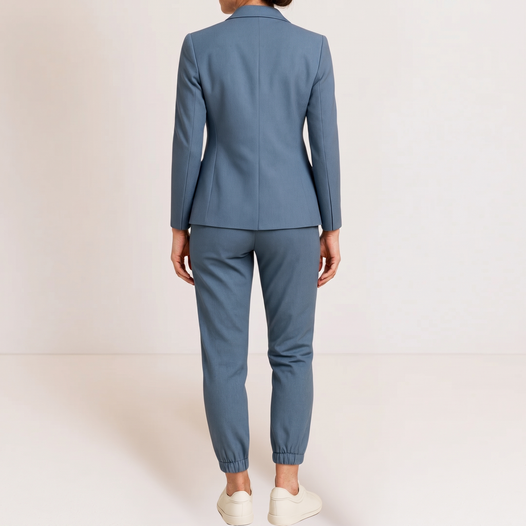 Alma - Conjunto Chaqueta Entallada y Pantalón con Cordón