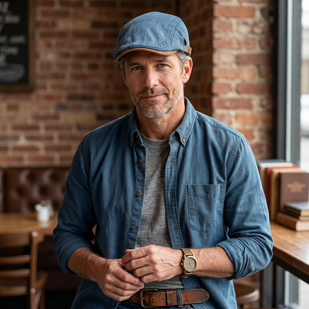 Sergio - Gorra Denim Clásica