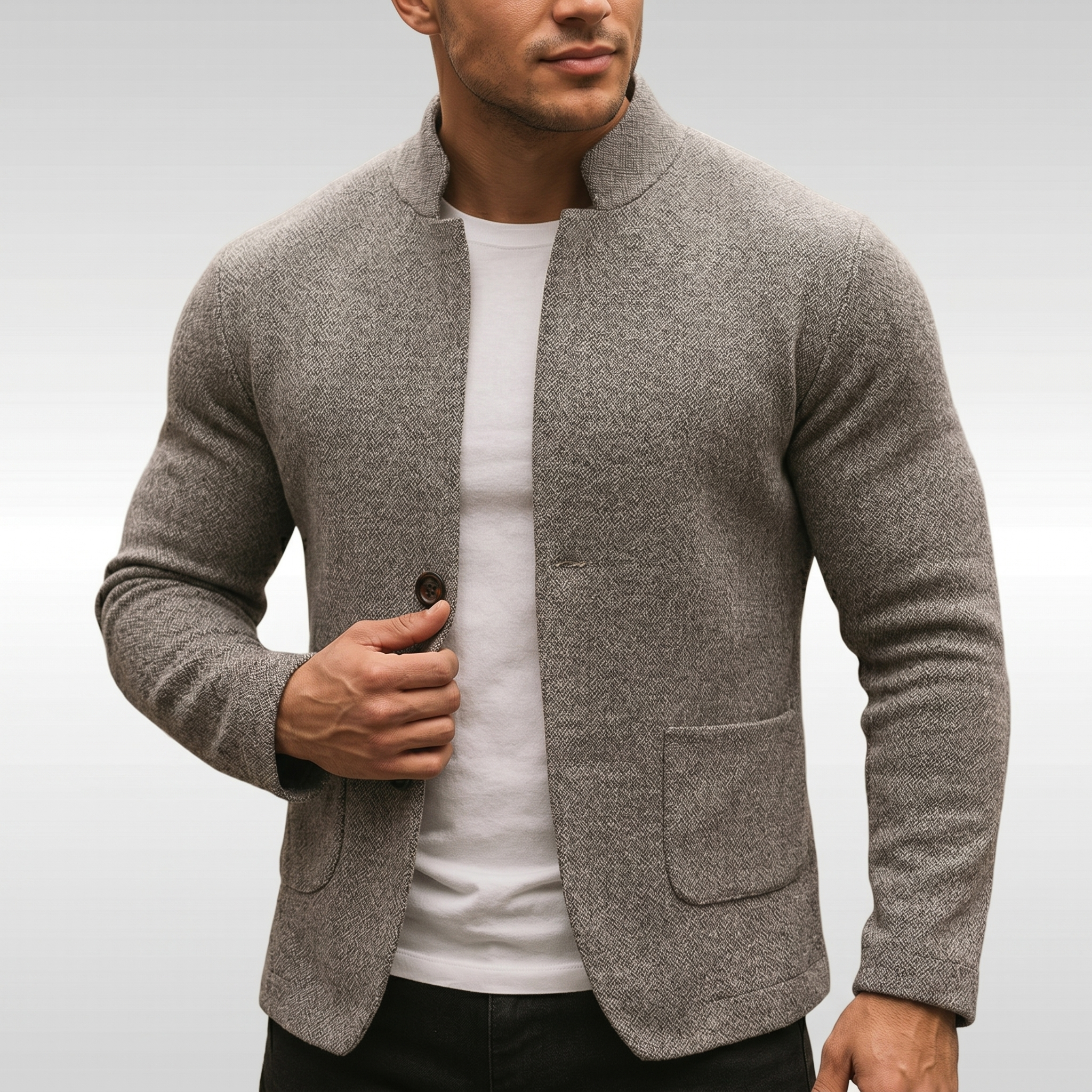 Álvaro - Chaqueta en punto texturizado