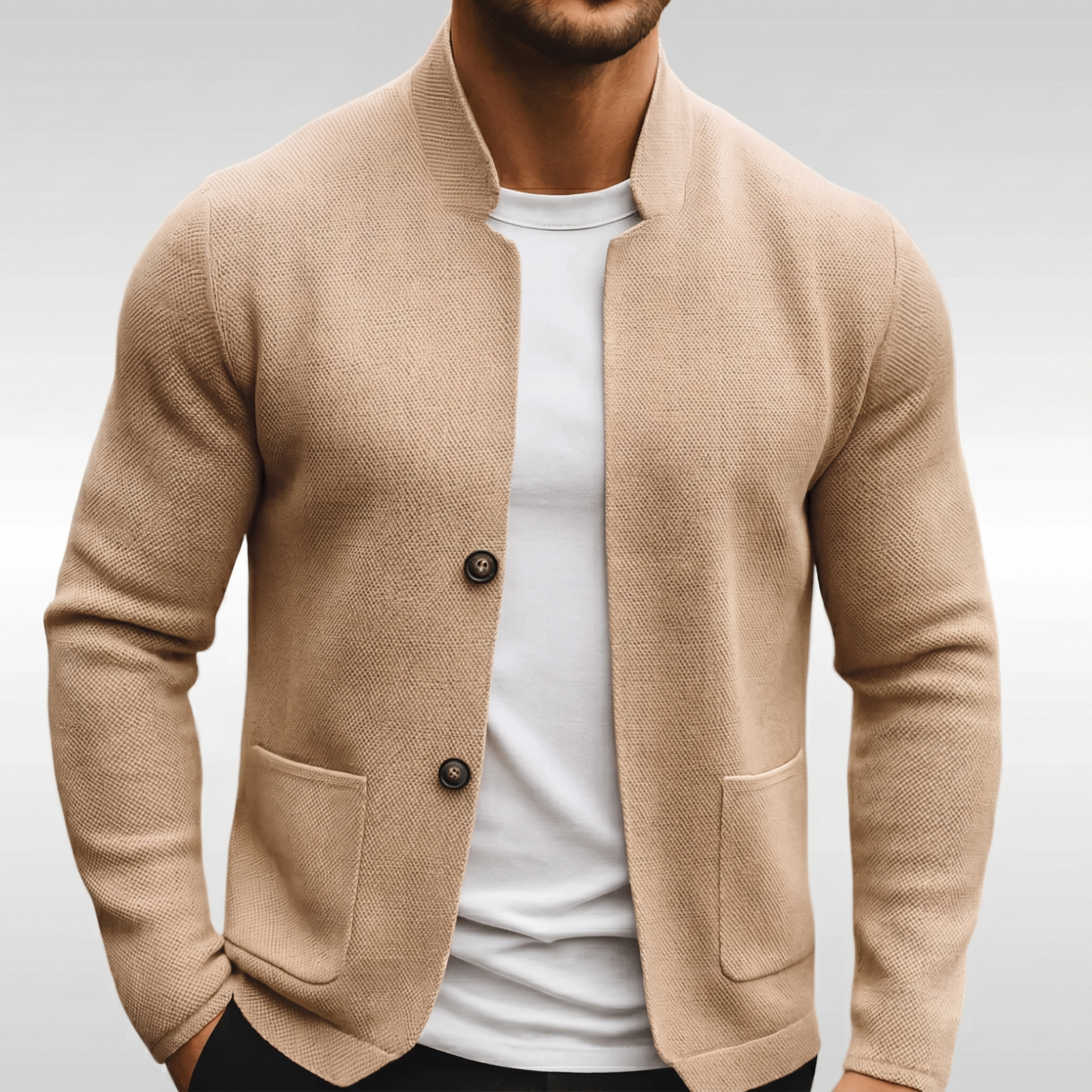 Álvaro - Chaqueta en punto texturizado