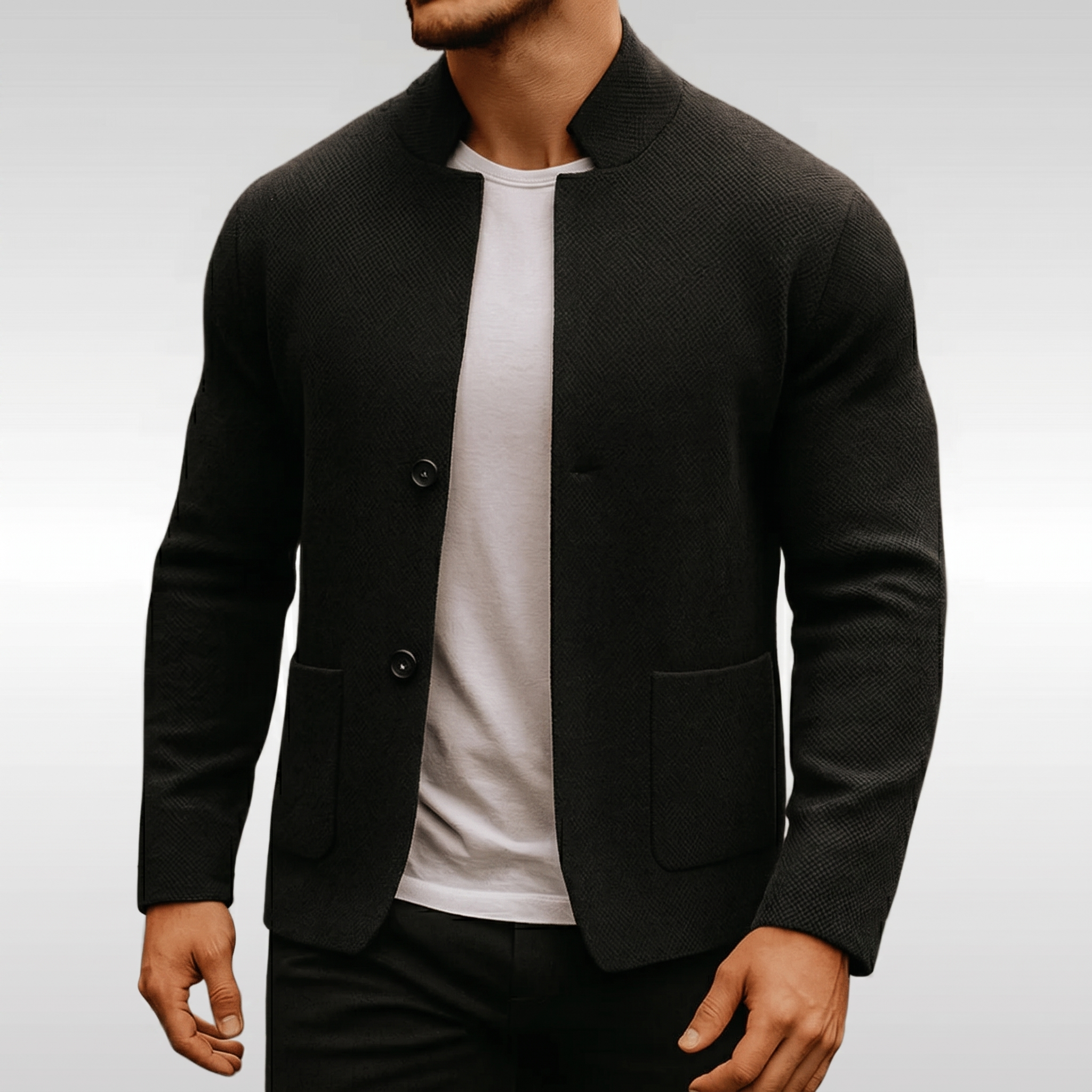 Álvaro - Chaqueta en punto texturizado