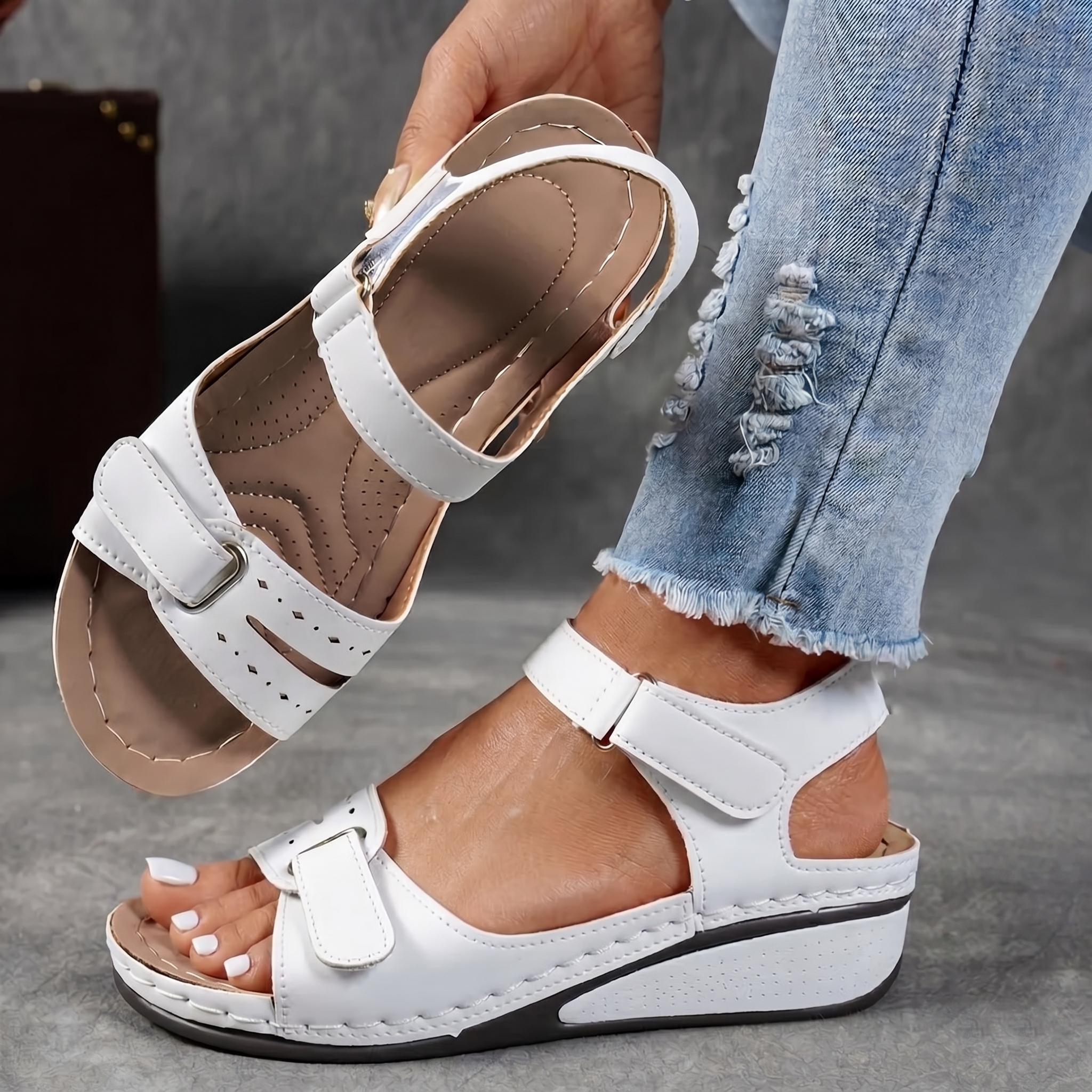 Lucía - Sandalias Ergonómicas de Confort