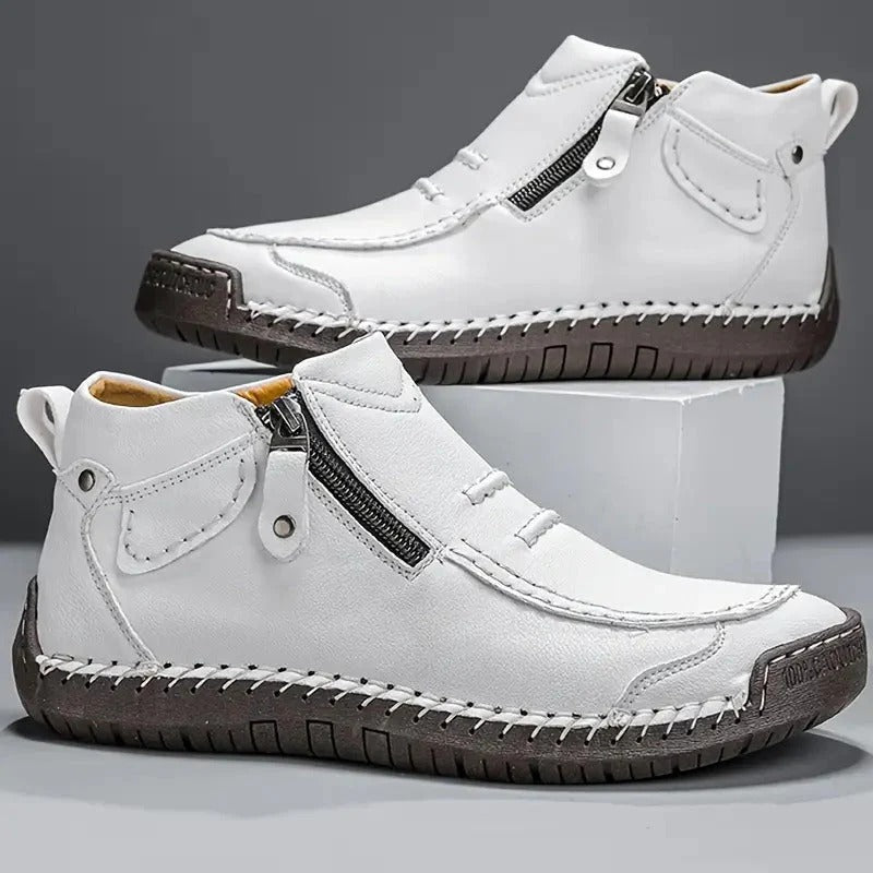 Javi - Zapatos Elegantes con Cremallera Lateral