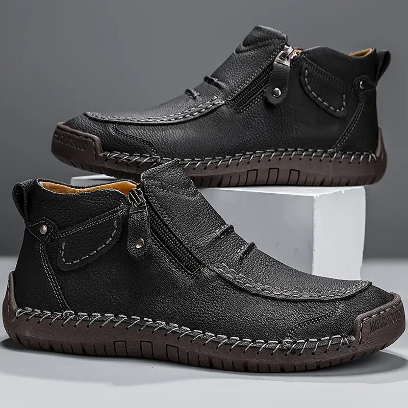 Javi - Zapatos Elegantes con Cremallera Lateral