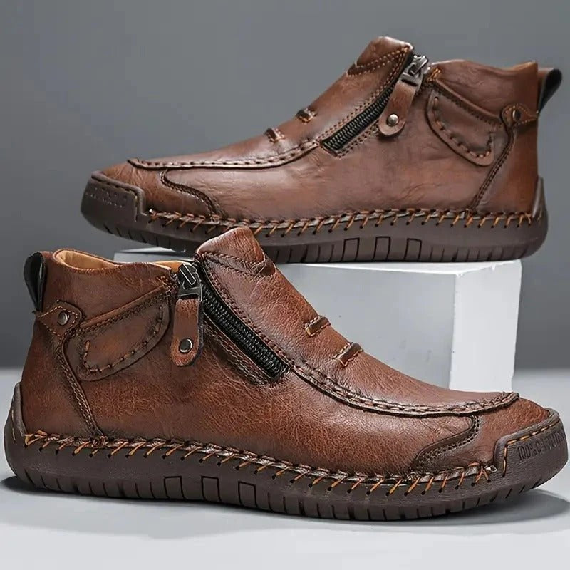 Javi - Zapatos Elegantes con Cremallera Lateral