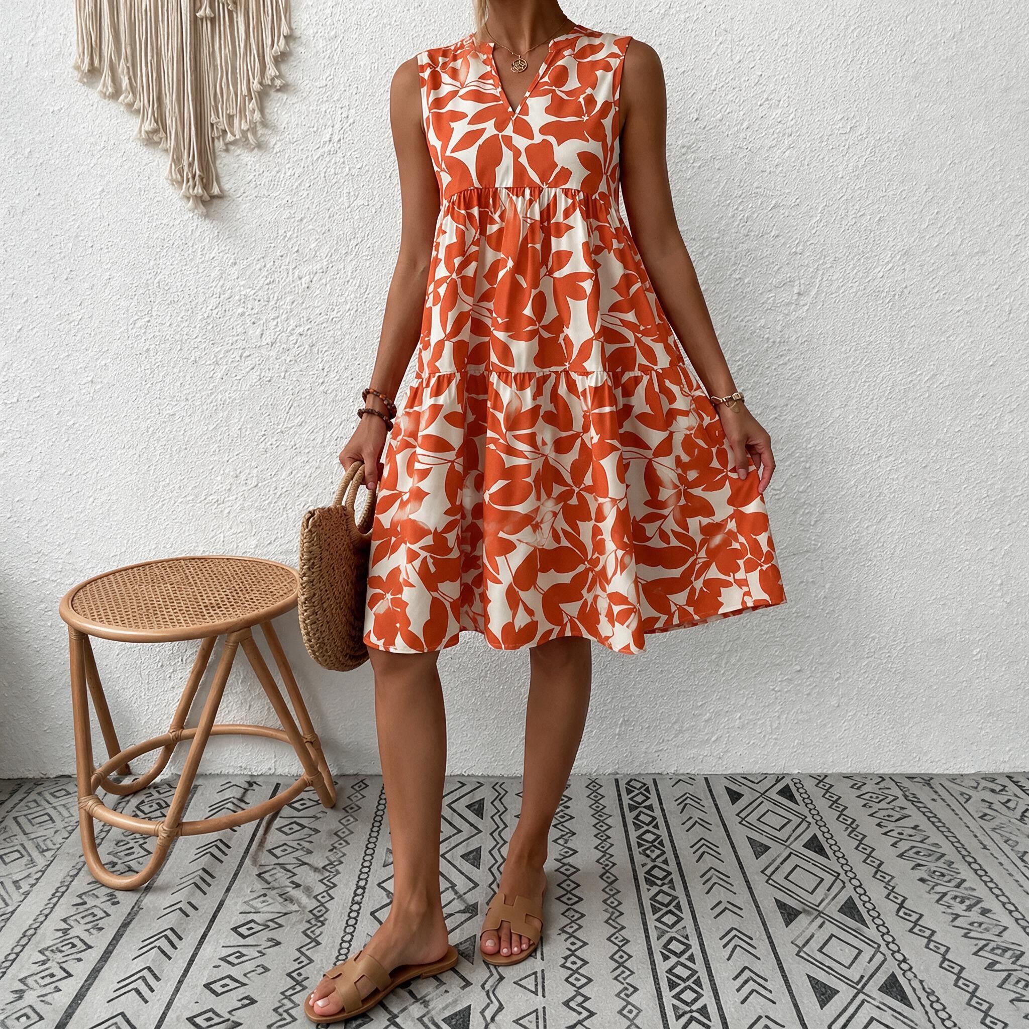Elena - Vestido Midi Elegante Efecto Vientre Plano
