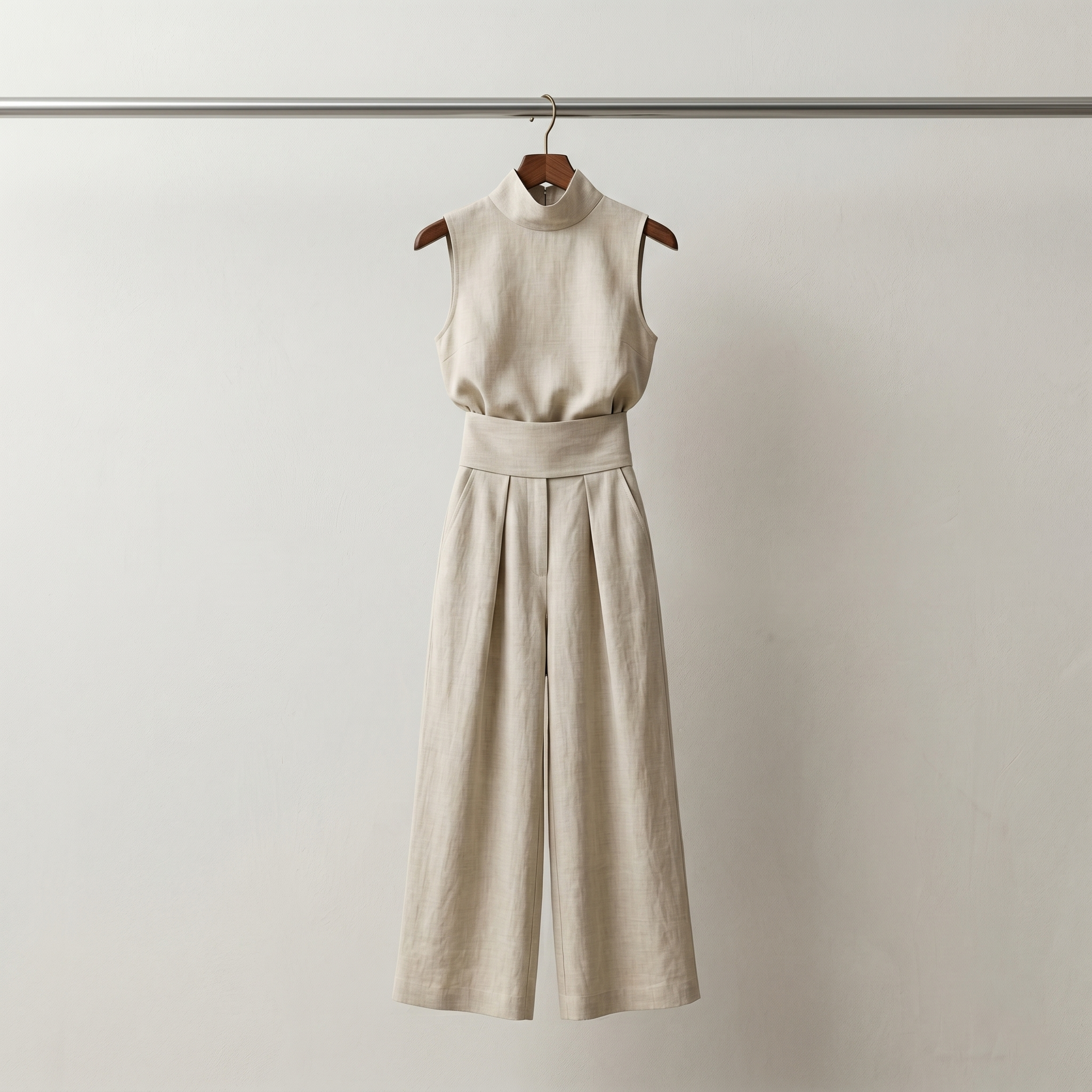 Mia - Conjunto Minimalista de Lino